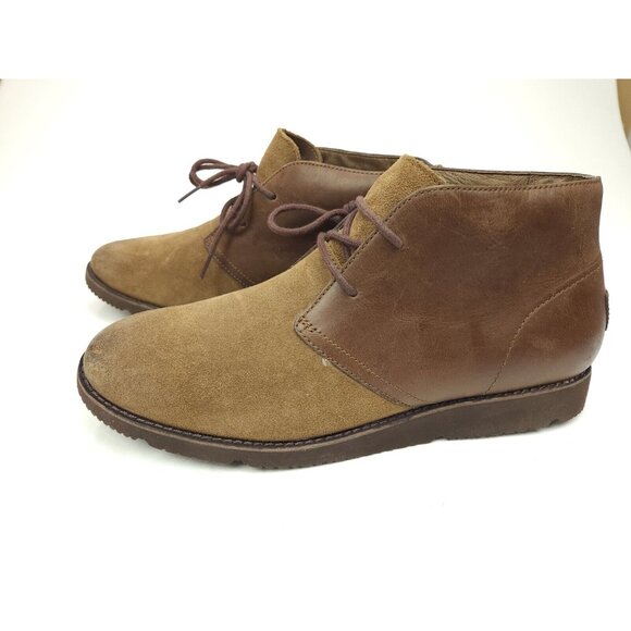UGG Brown Leather Suede Desert Chukka Boots Mens size 10 Style 1013232 main image 10